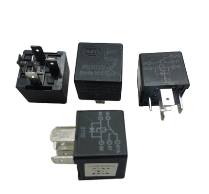 Hella Relay 4RD 933332-09 5 PIN 24V قطع غيار ماكينات البناء 10 / 20A لـ ساني