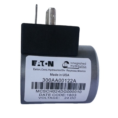 300AA00122A ملف صمام الملف اللولبي الهيدروليكي 24VDC EATON VICKERS