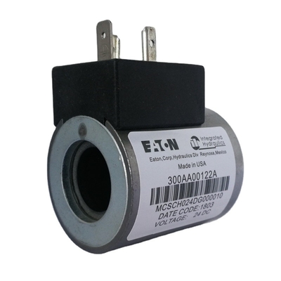 300AA00122A ملف صمام الملف اللولبي الهيدروليكي 24VDC EATON VICKERS