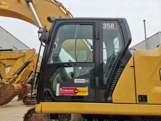 CAT 350 تستخدم حفارة 309kw قوة المحرك حفارة اليد الثانية