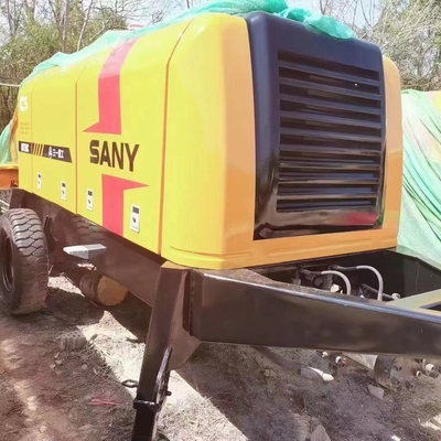 2018 شاحنة مضخة الخرسانة المستعملة HBT50C 40m3 / H 6051X2068X2215mm